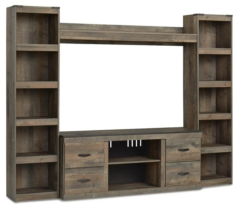 Trinell - 4-Piece Entertainment Center With 60" TV Stand by Unique Piece Furniture