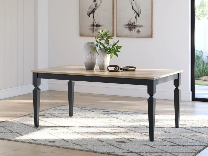Brenkerton - Rectangular Dining Room Table - Grayish Brown / Black by Unique Piece Furniture