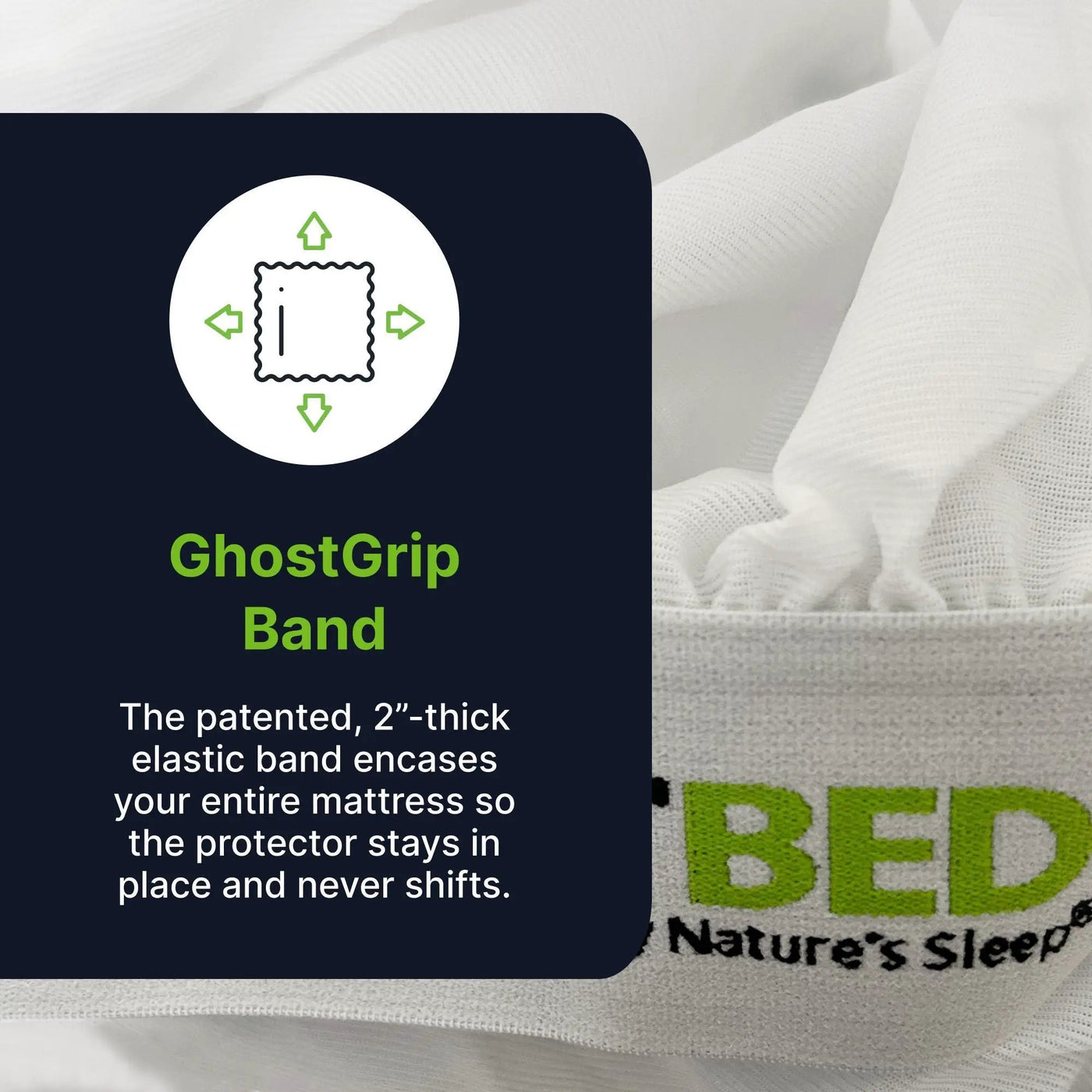 Ghostprotector - Waterproof Mattress Protector With Soft Knit Top And Stay Put Elastic Edges by HouseOfZazla