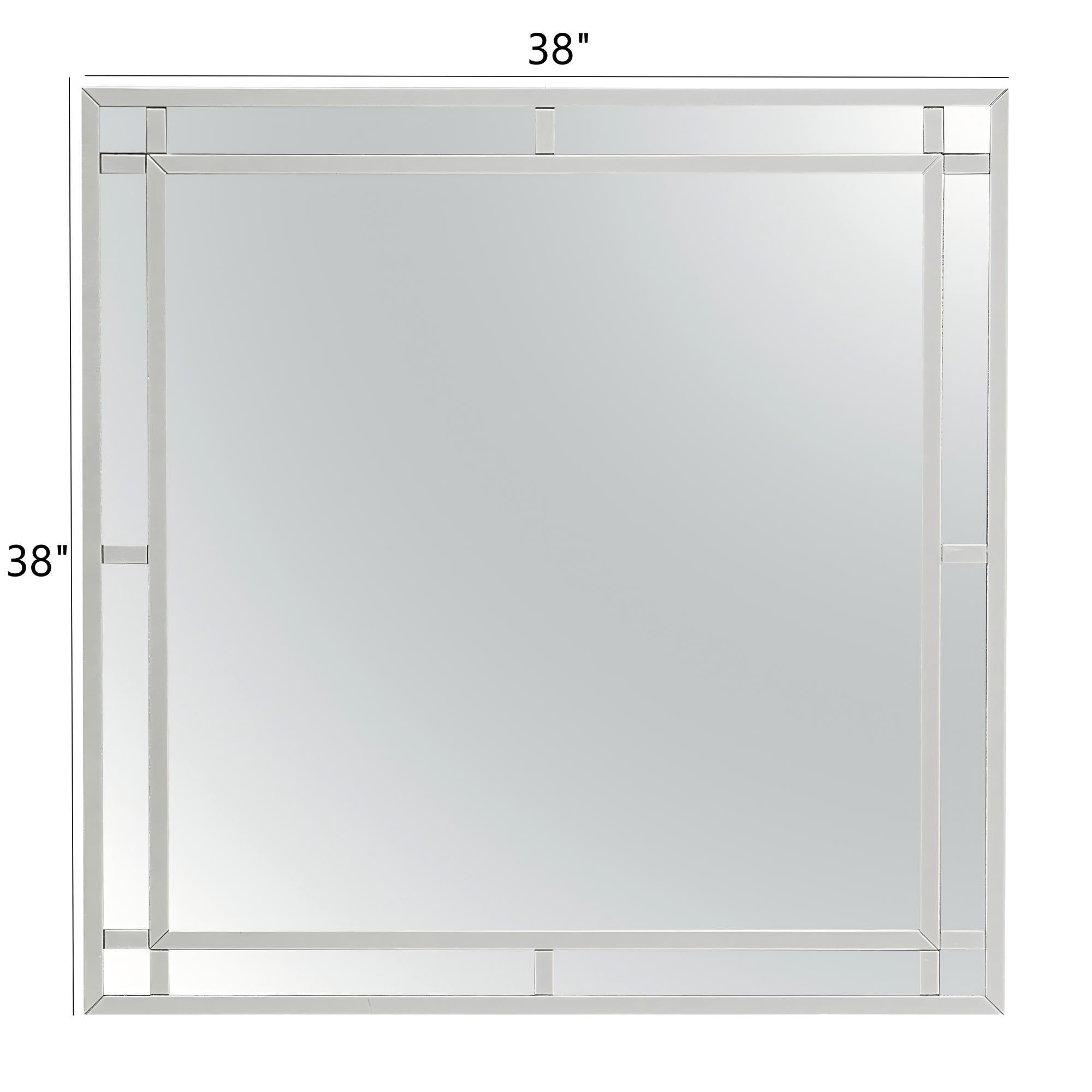 Madison - Mirror - Silver Champagne by HouseOfZazla