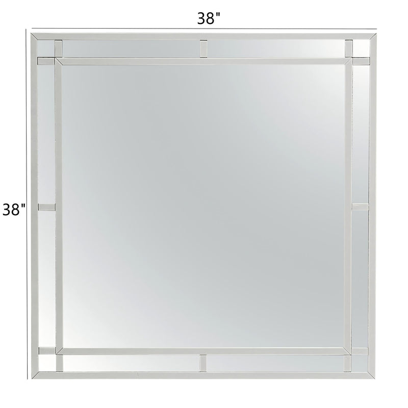 Madison - Mirror - Silver Champagne by HouseOfZazla