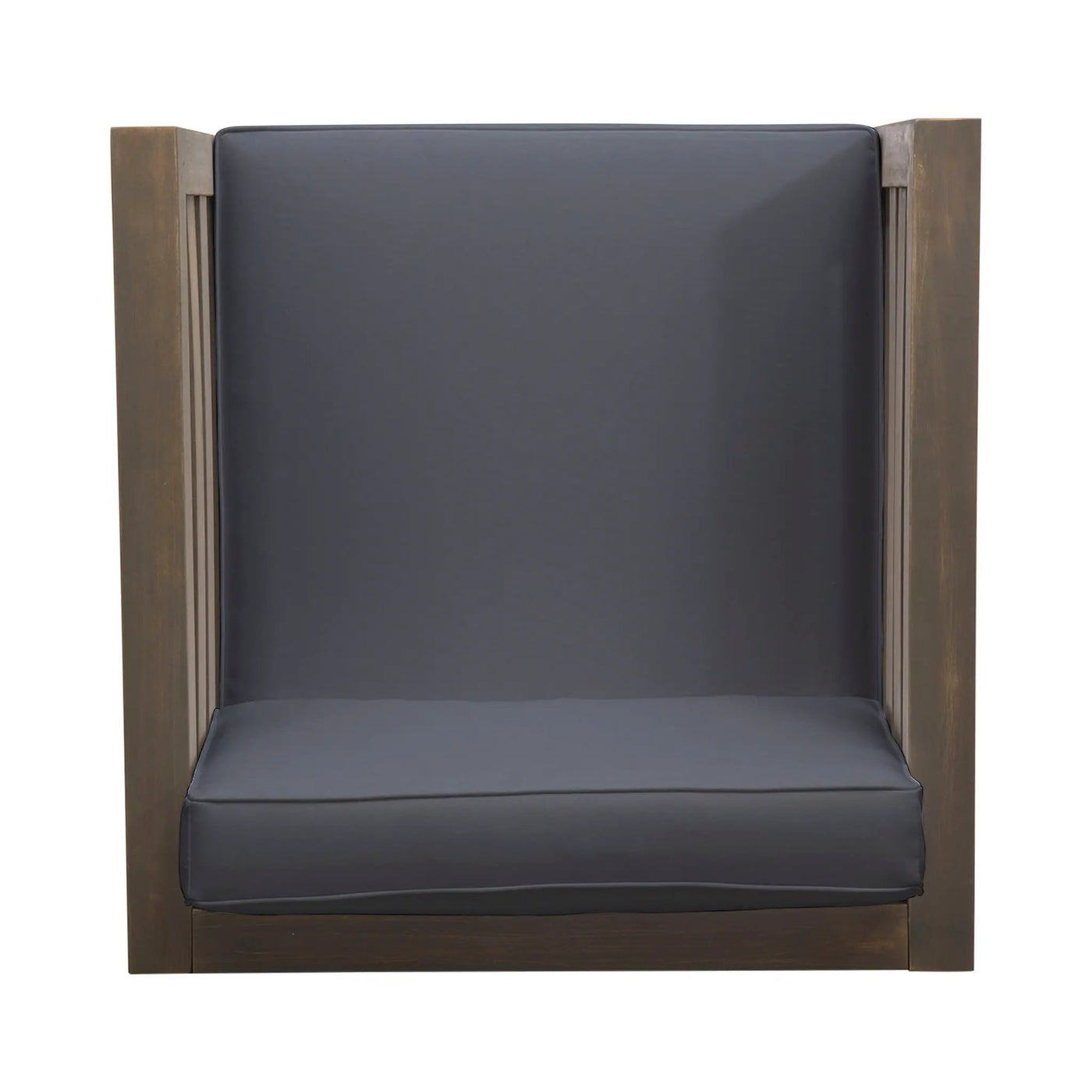 Outdoor Acacia Wood Patio Chair With Fabric Cushion by HouseOfZazla