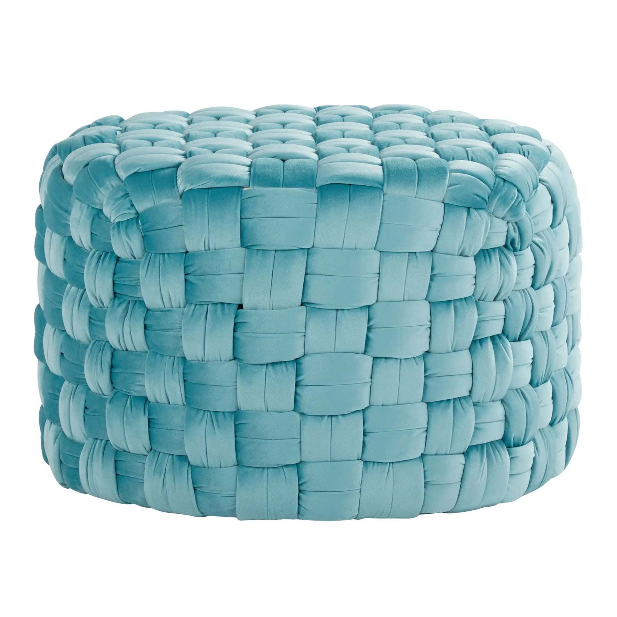 Braided - Versatile Round Ottoman by Unique Piece Furniture