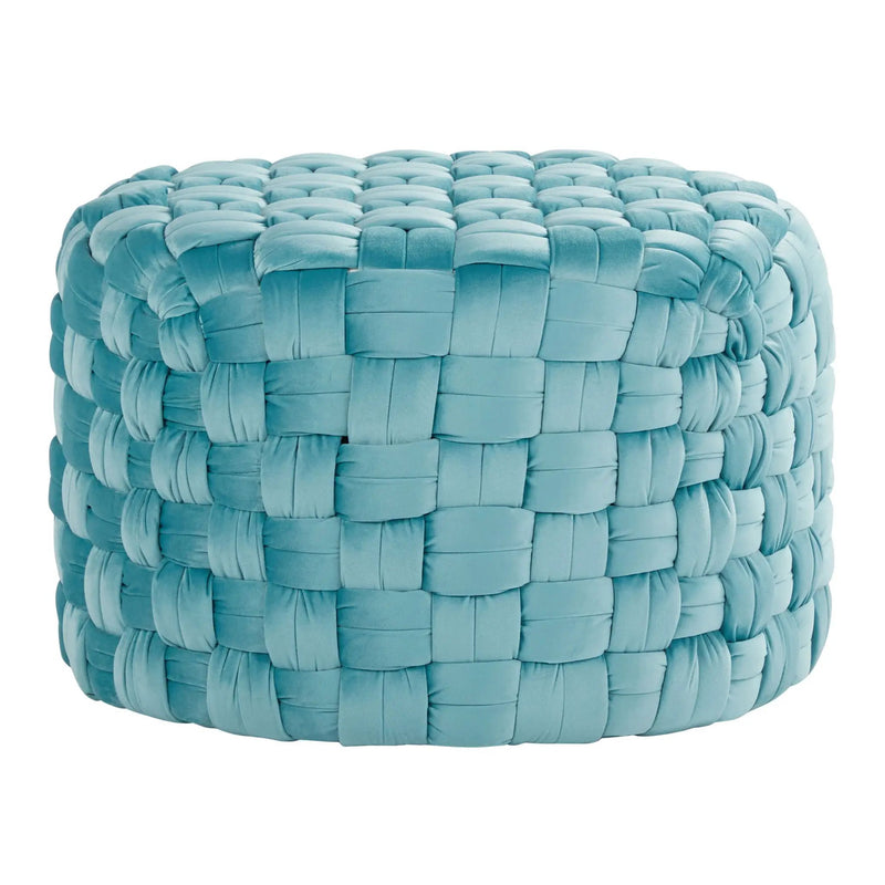 Braided - Versatile Round Ottoman by Unique Piece Furniture