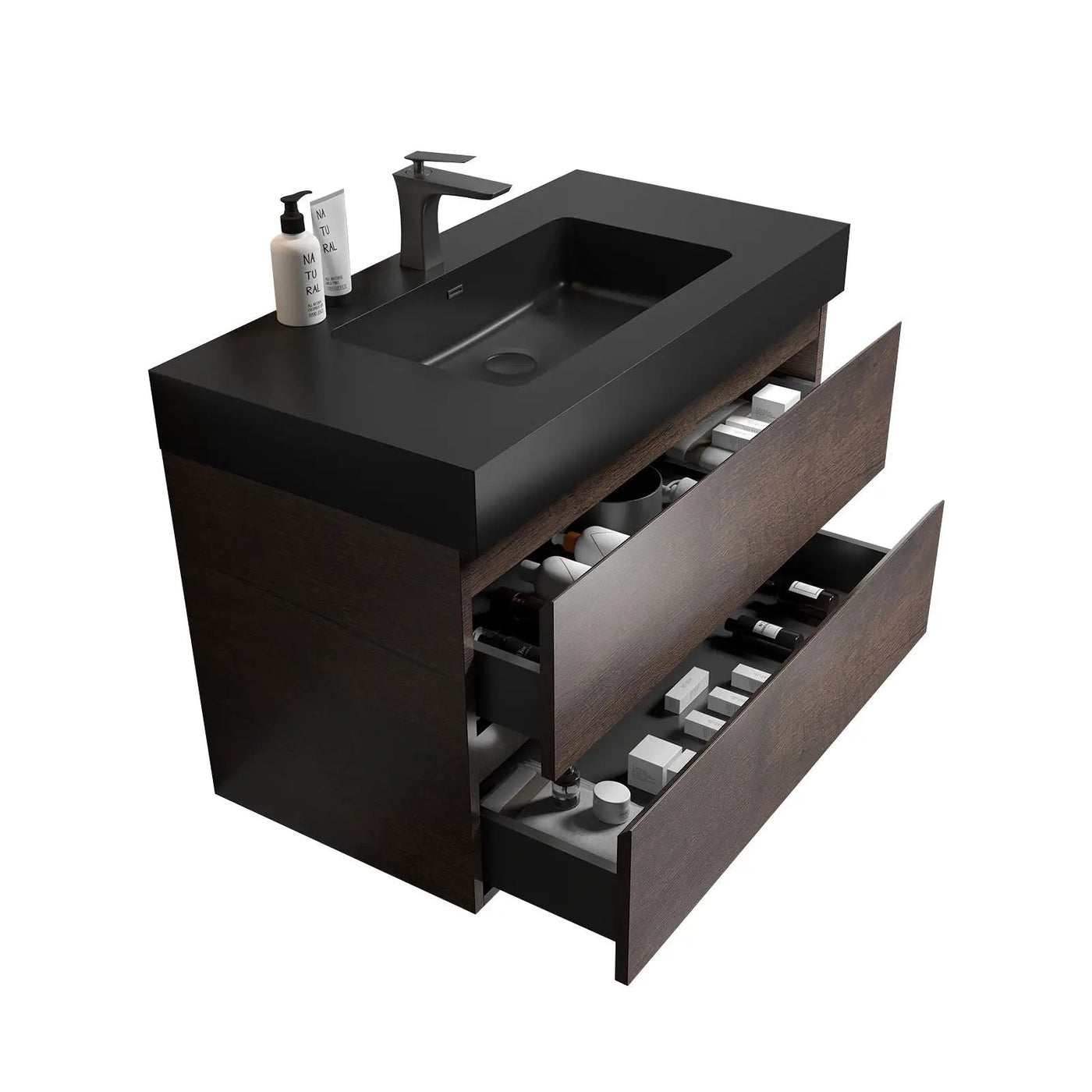 Alice Bathroom Vanity Wall Mounted With Sink by HouseOfZazla