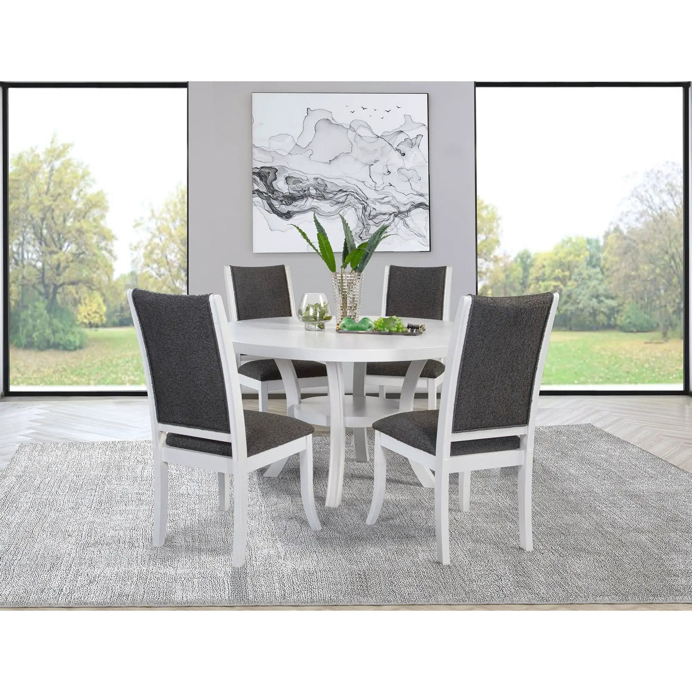 Tyler - Round Dining Table Set by HouseOfZazla