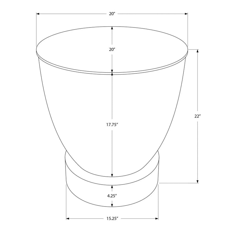 Drum Accent Side Table, Contemporary & Modern Design by Unique Piece Furniture