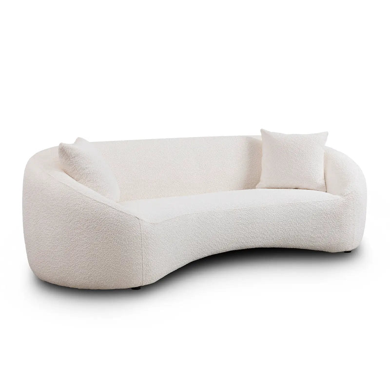 Minimalist Curved Sofa, 3 Seater by HouseOfZazla