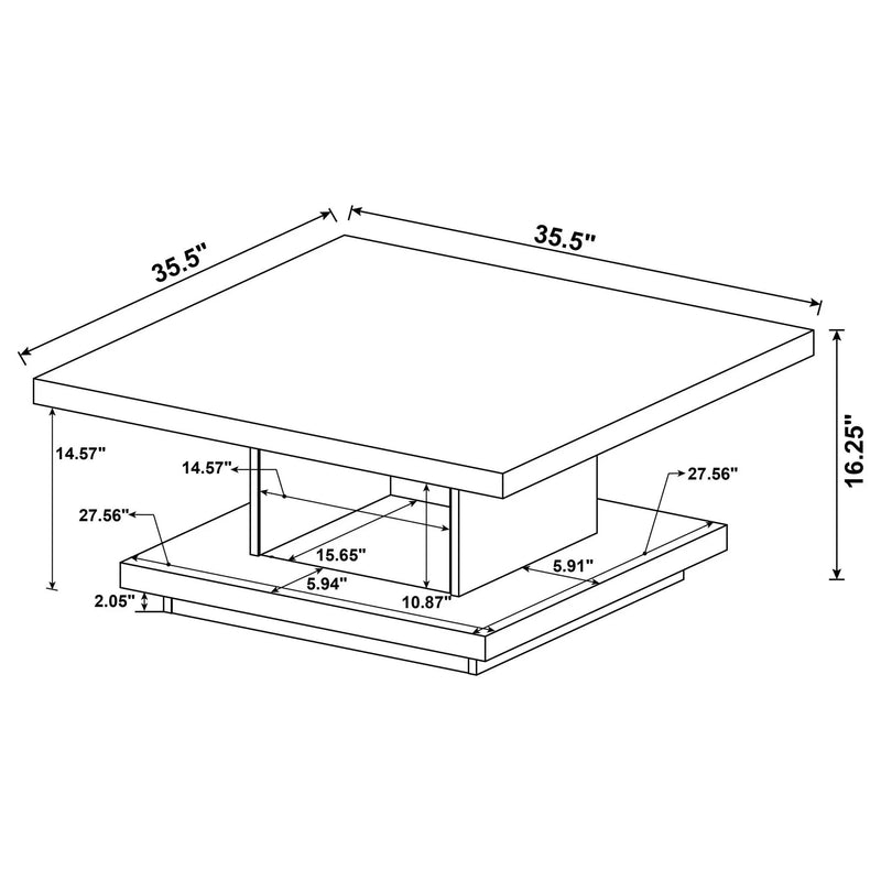 Square Coffee And End Table Set by HouseOfZazla