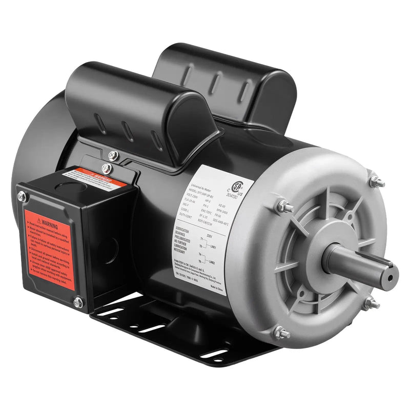 5 HP Electric Motor for Air Compressors, 3450 RPM, Single-Phase 230V by HouseOfZazla