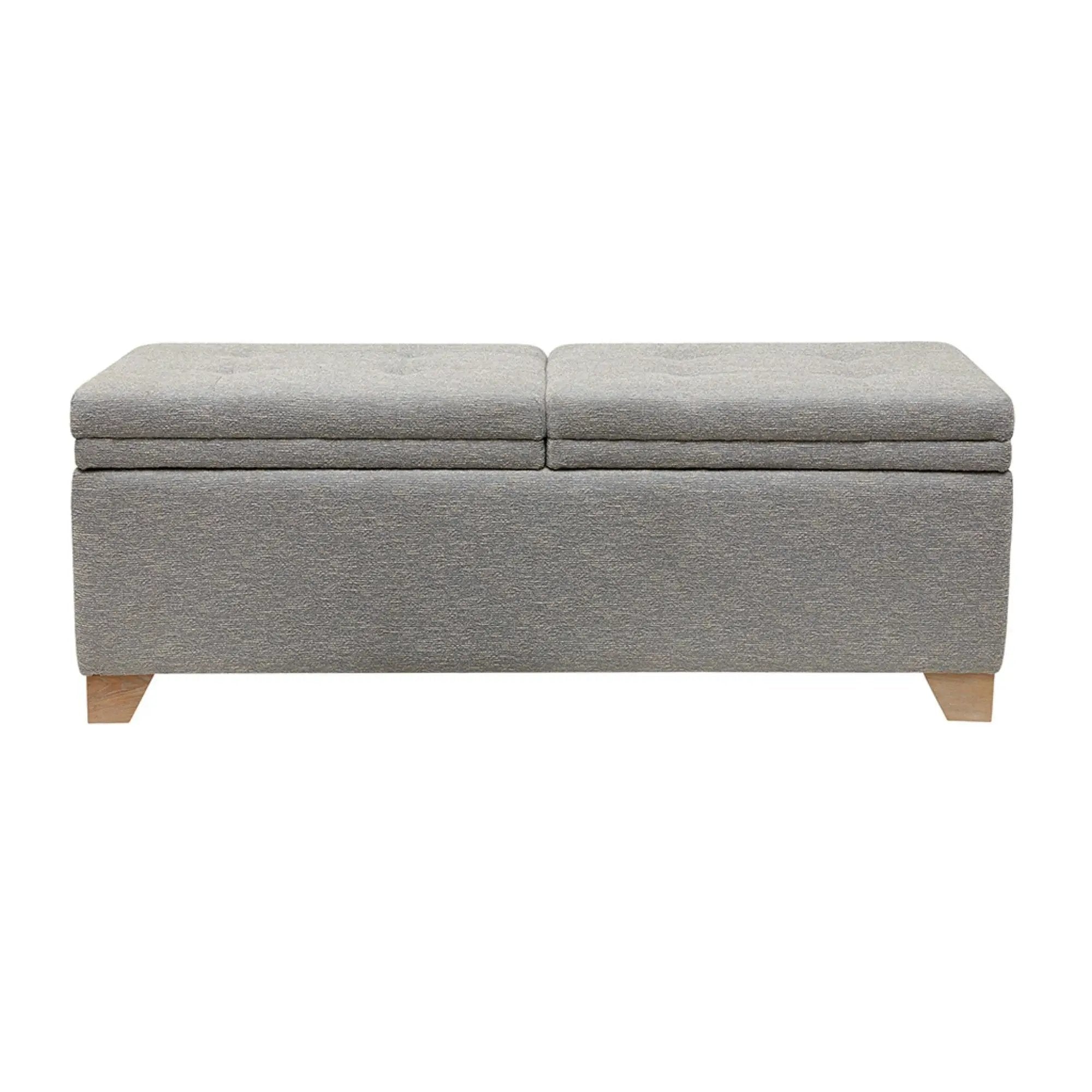 Soft Close Upholstered Storage Bench, Convenient Design by Unique Piece Furniture