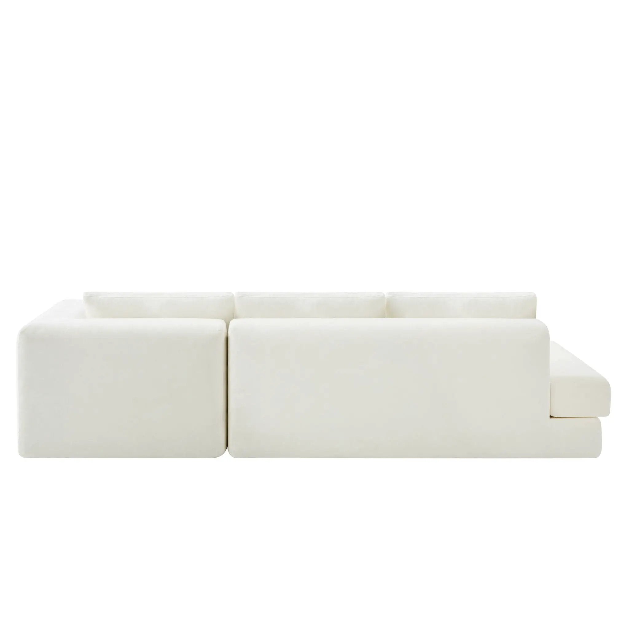 L-Shaped Modular Sofa With Double Layer Cushion by HouseOfZazla