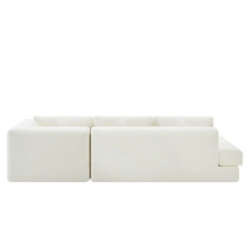 L-Shaped Modular Sofa With Double Layer Cushion by HouseOfZazla