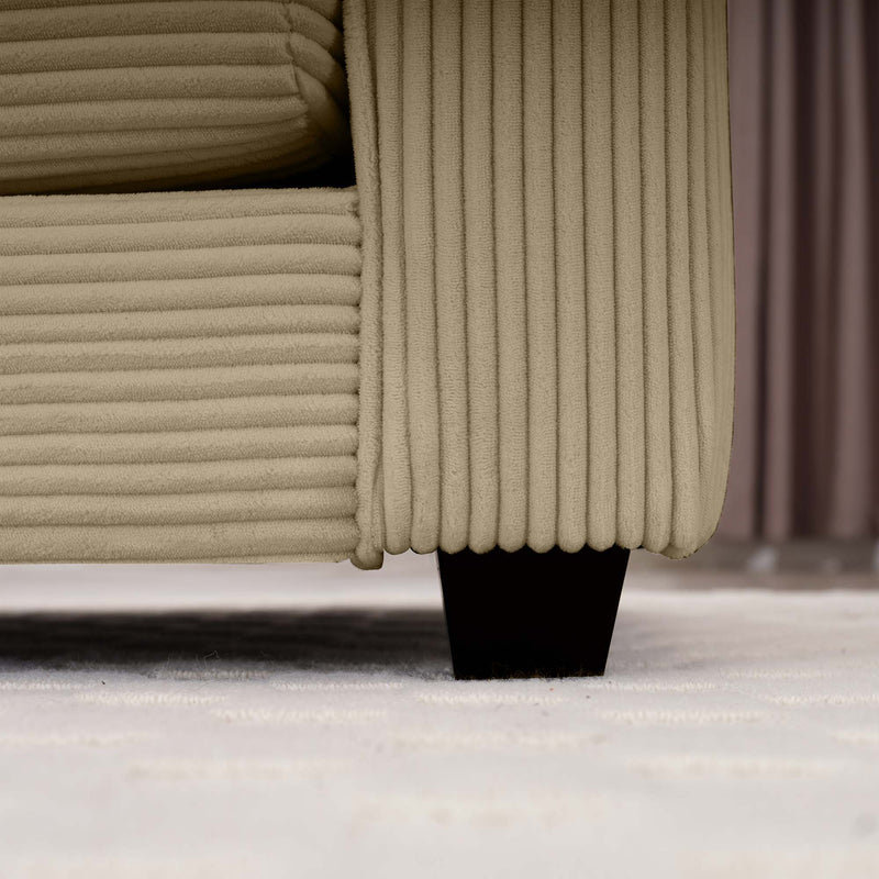 Classic Modern Comfortable Single Chair Deep Seat Sofa With Footstool by HouseOfZazla