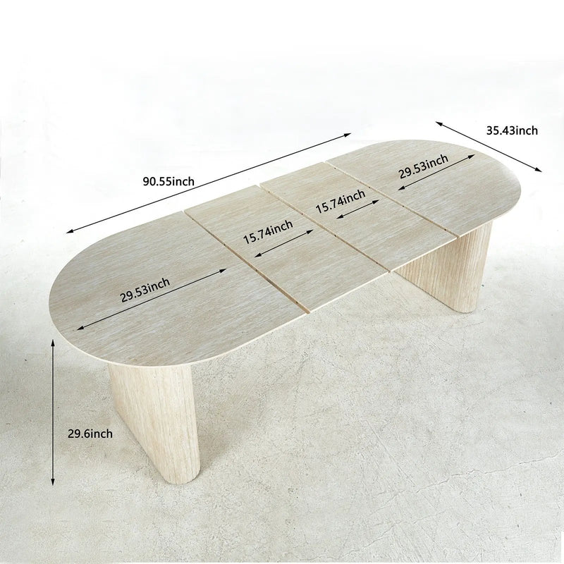 Extensible Table Leg For Dining - Ameican White Oak by Unique Piece Furniture
