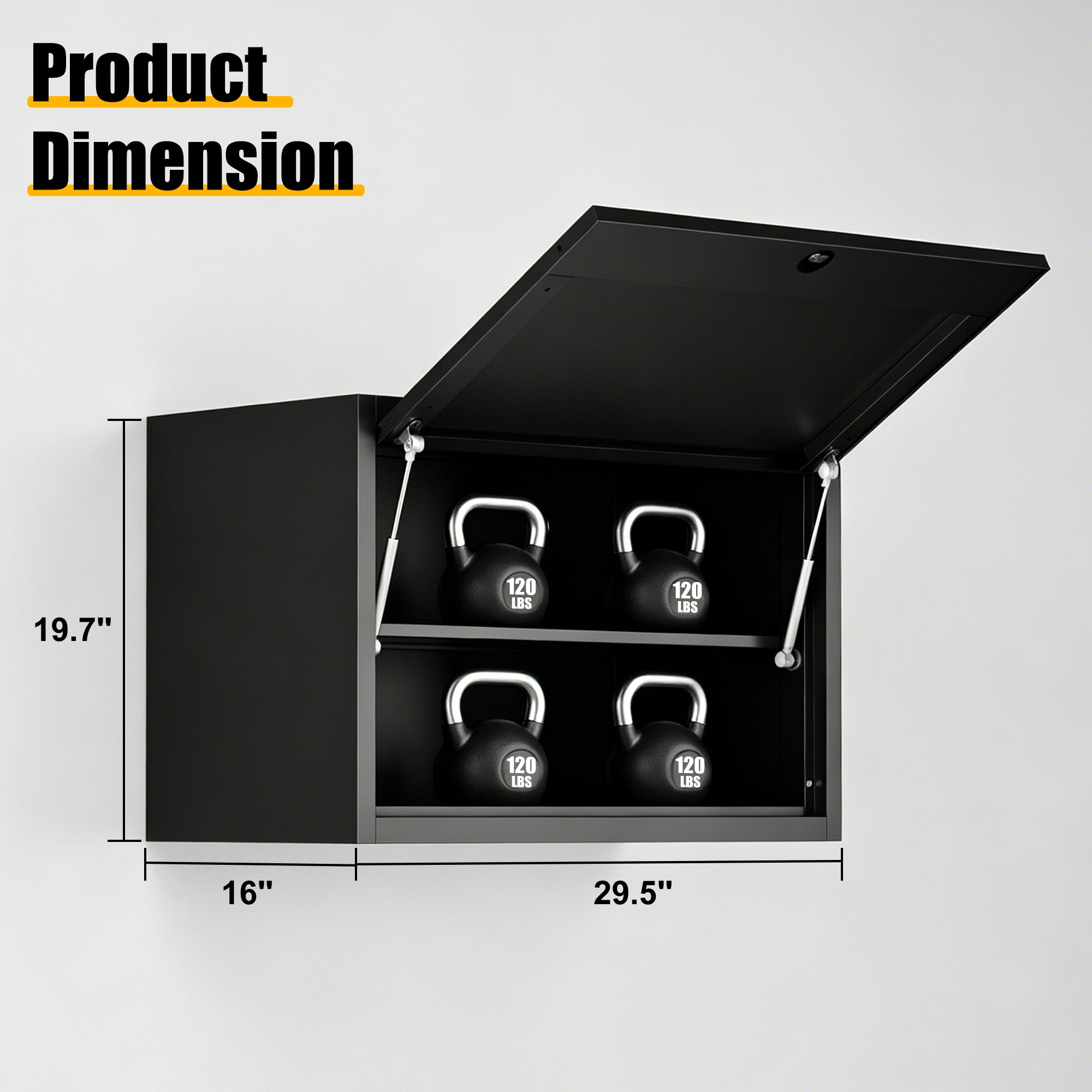 Heavy Duty Metal Wall Mounted Tool Storage Cabinet by HouseOfZazla