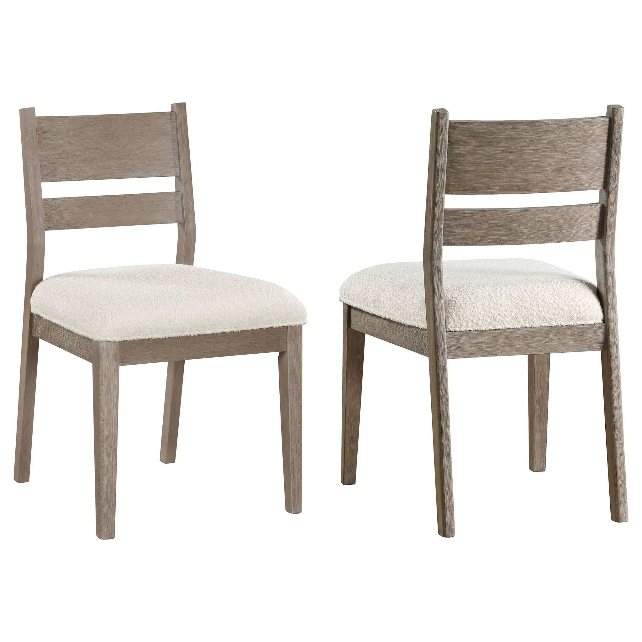 Cornelia Wood Dining Side Chair Coastal Grey (Set of 2) by Unique Piece Furniture