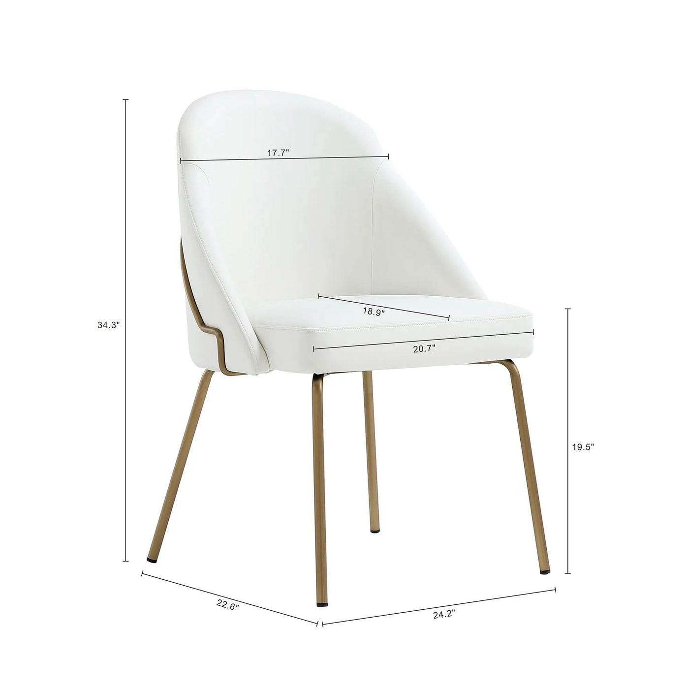 Gracie - Upholstered Dining Chair by HouseOfZazla