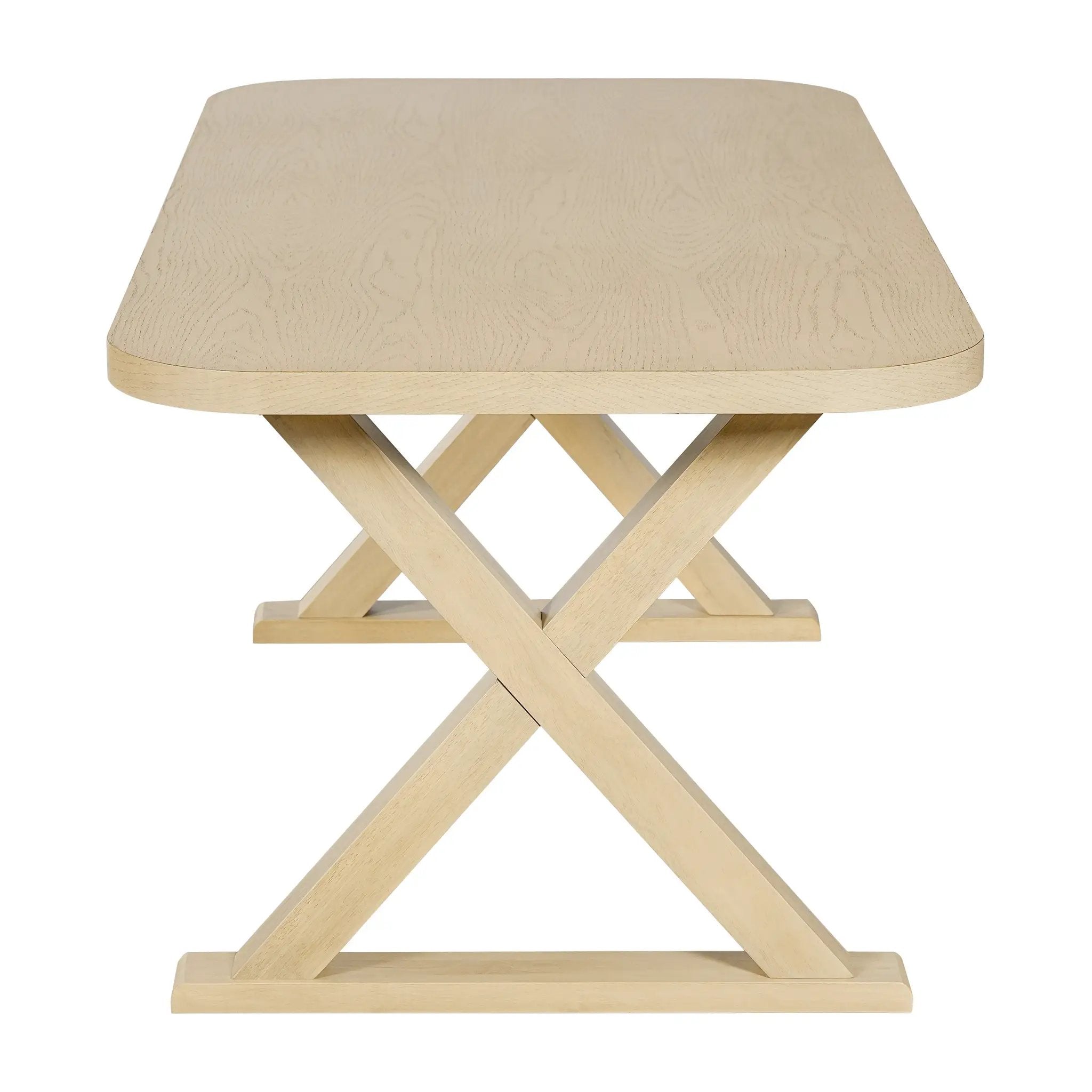 Natural Oak Veneer Dining Table by HouseOfZazla