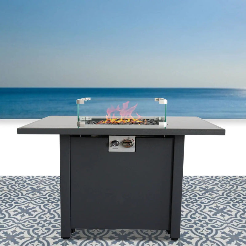 Fire Pit For Outdoor Home Garden Backyard Fireplace - Gray by HouseOfZazla