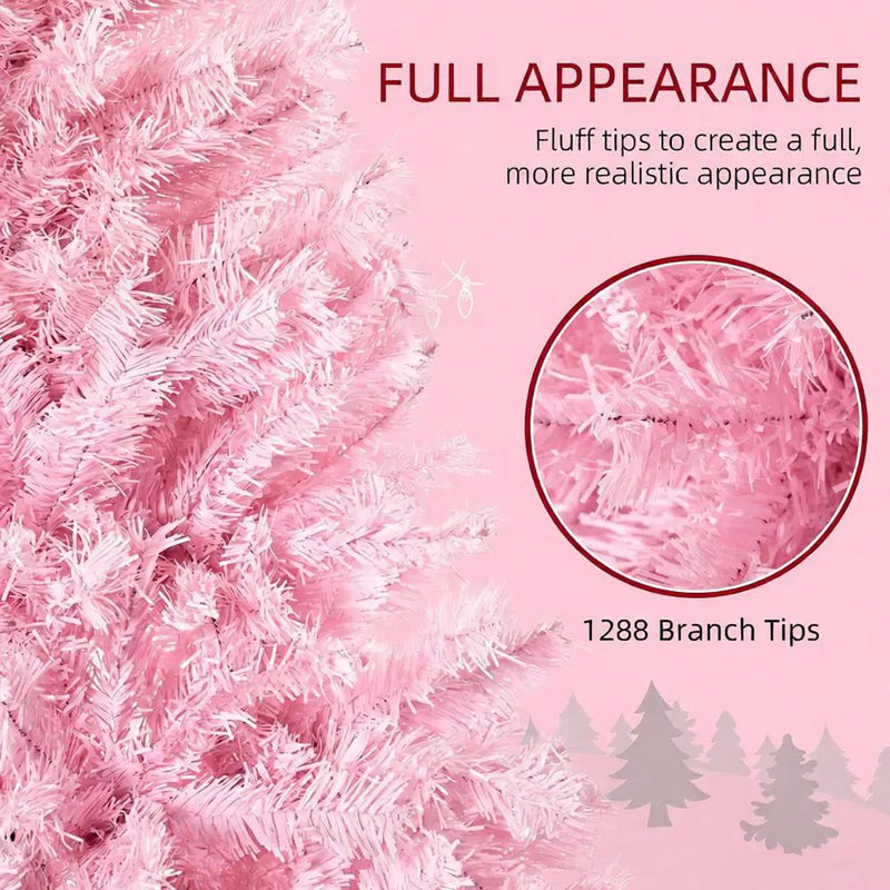 Artificial Christmas Tree - Pink 7ft by HouseOfZazla