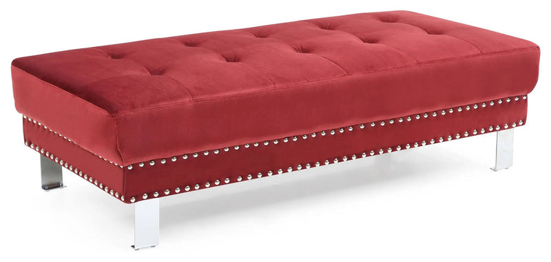 Elegant Contemporary Ottoman by Unique Piece Furniture