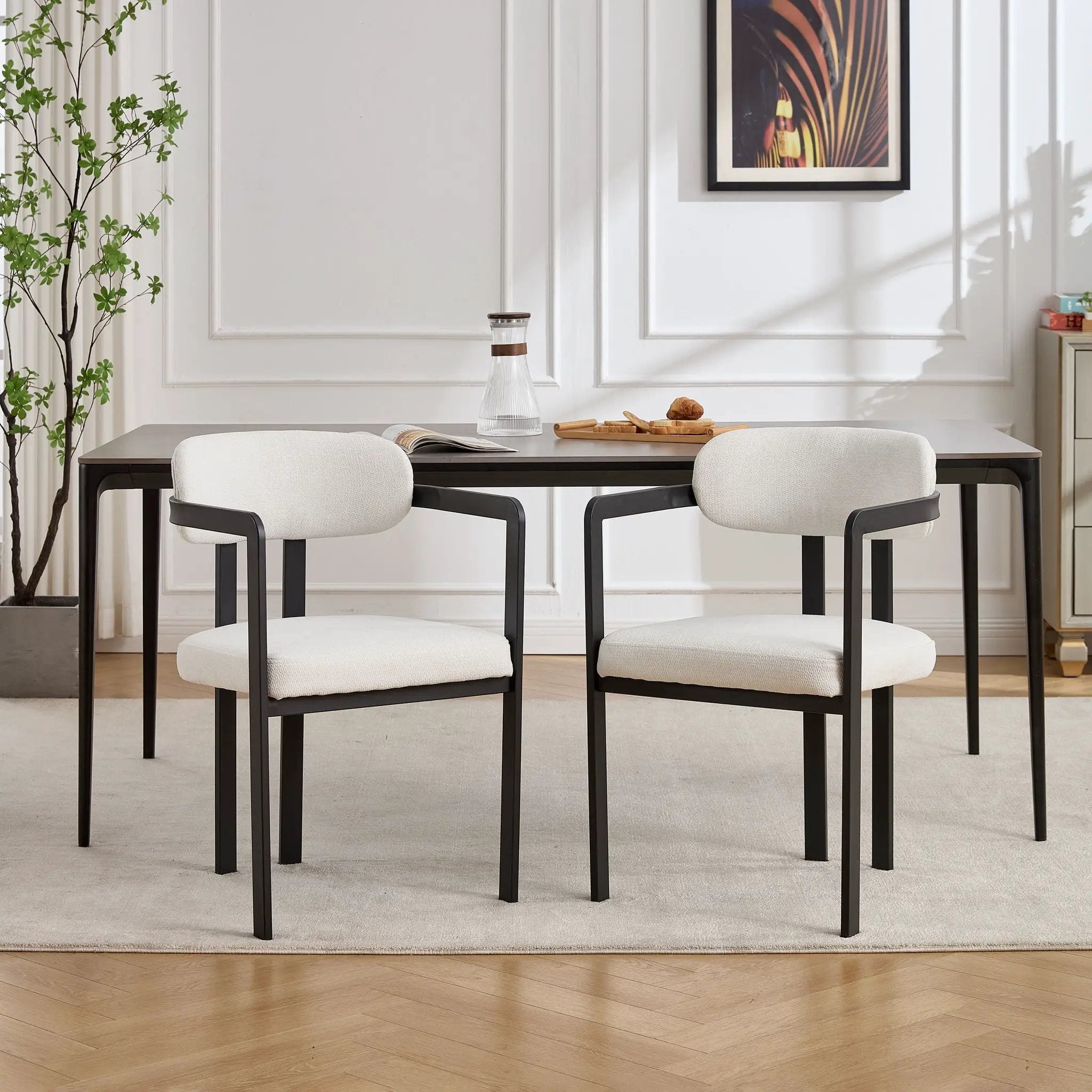Dining Arm Chairs (Set of 2) by Unique Piece Furniture
