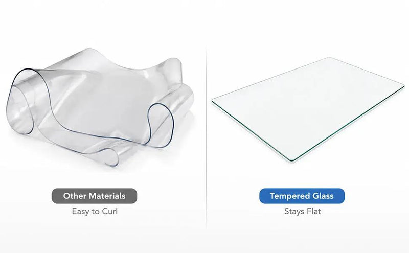 Clear Tempered Glass Table Mat - 20X32 Inch by HouseOfZazla