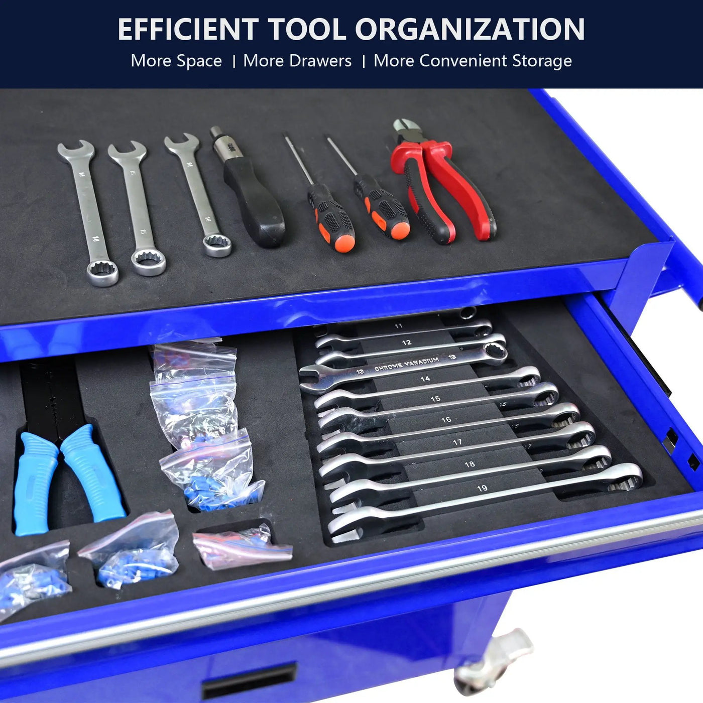 4 Drawers Multifunctional Tool Cart With Wheels by HouseOfZazla