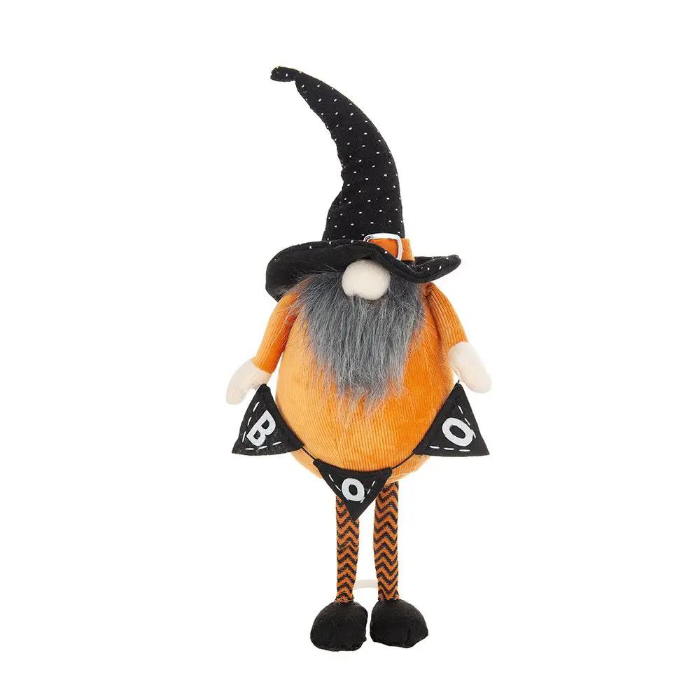 Standing Gnome With Gnome & Holding Banner, For Halloween Decor by HouseOfZazla