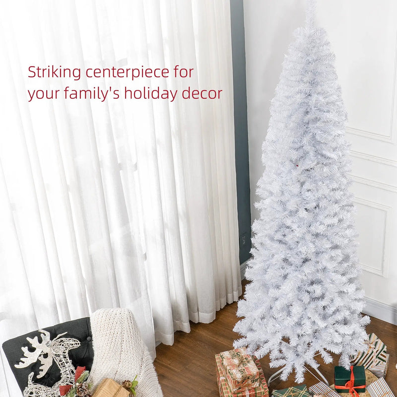 HOMCOM 7ft Pencil Christmas Tree by HouseOfZazla