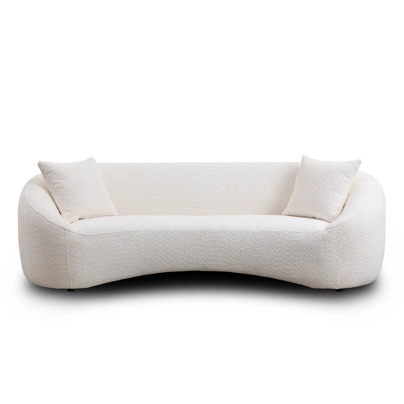 Minimalist Curved Sofa, 3 Seater by HouseOfZazla