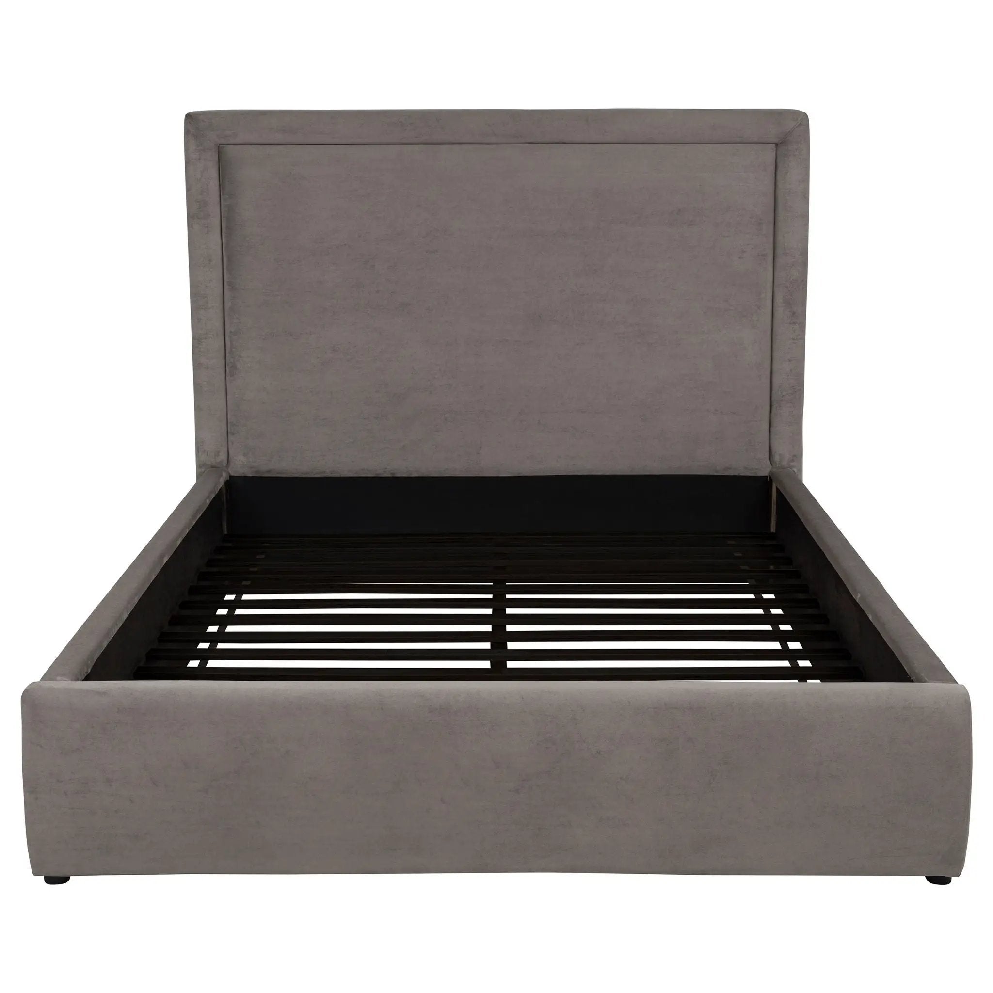 Lawson 54-inch Upholstered Queen Platform Bed Mushroom by Unique Piece Furniture