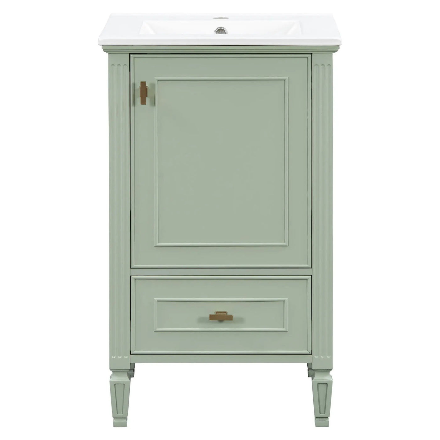 Retro Bathroom Vanity With Sink by HouseOfZazla