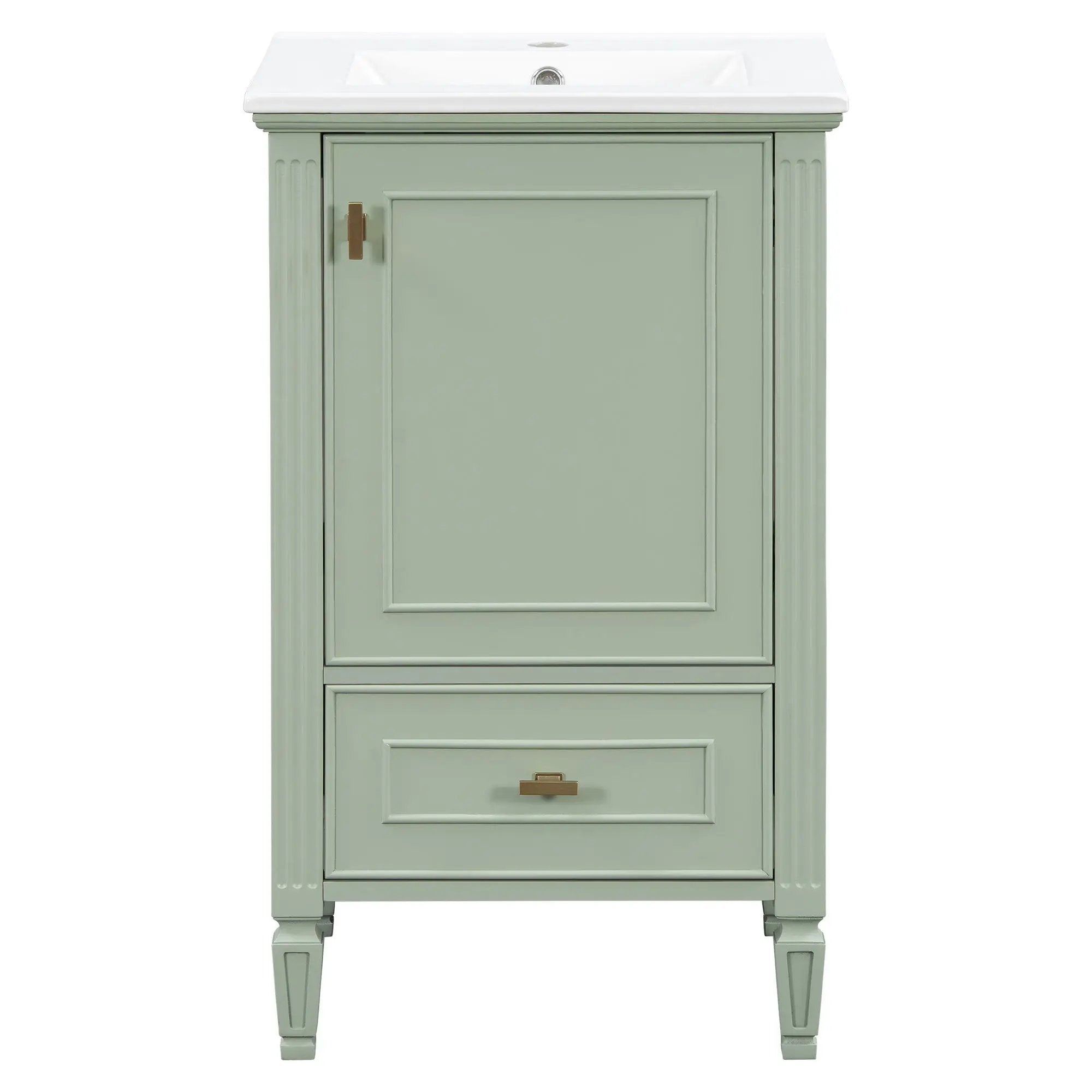 Retro Bathroom Vanity With Sink