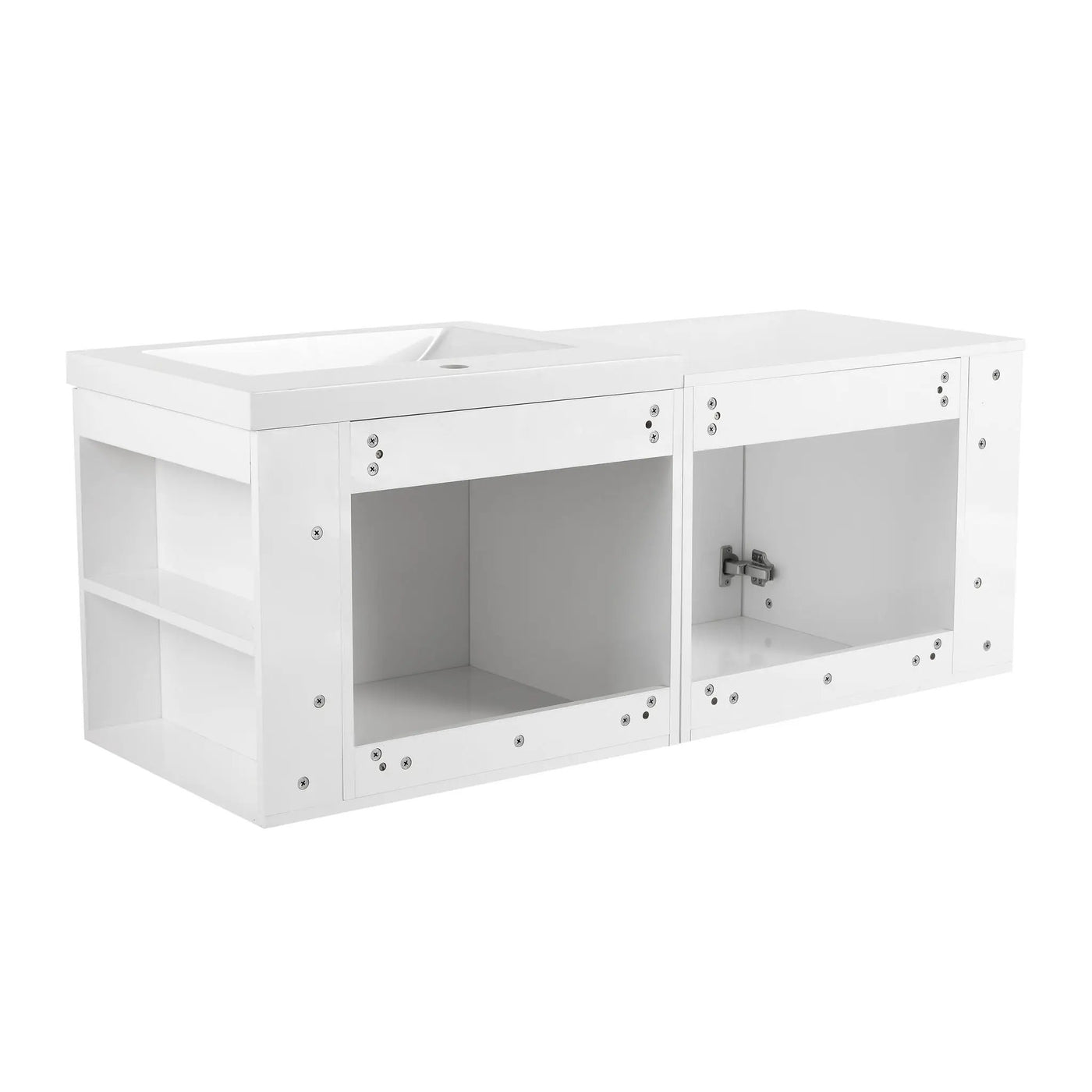Modern Bathroom Vanity Sink Combo With Spacious Storage by HouseOfZazla