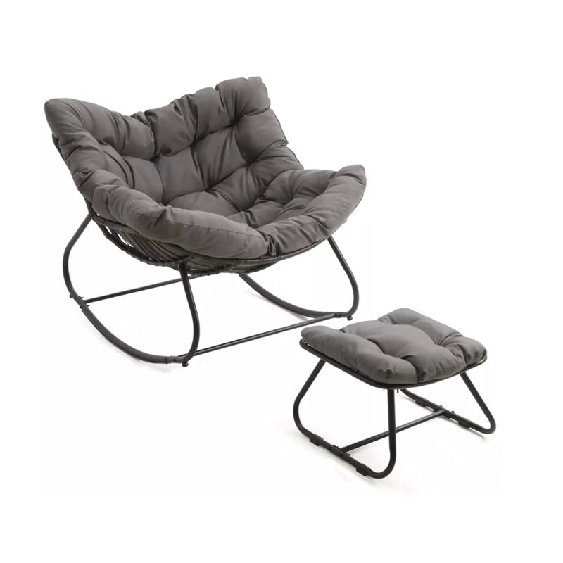 Egg Rocking Chair With Ottoman by HouseOfZazla