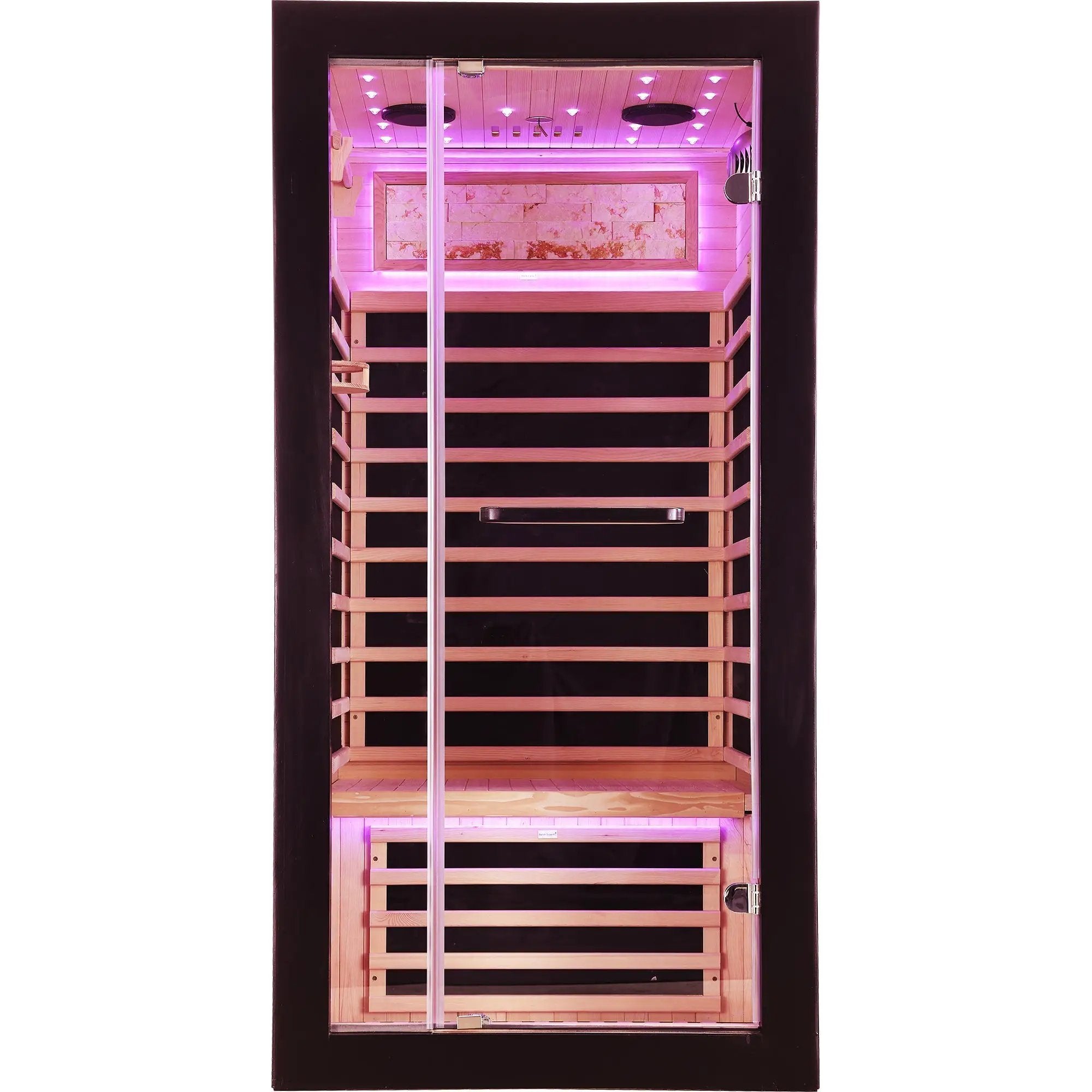 Single-person starlight ceiling lighting sauna by HouseOfZazla