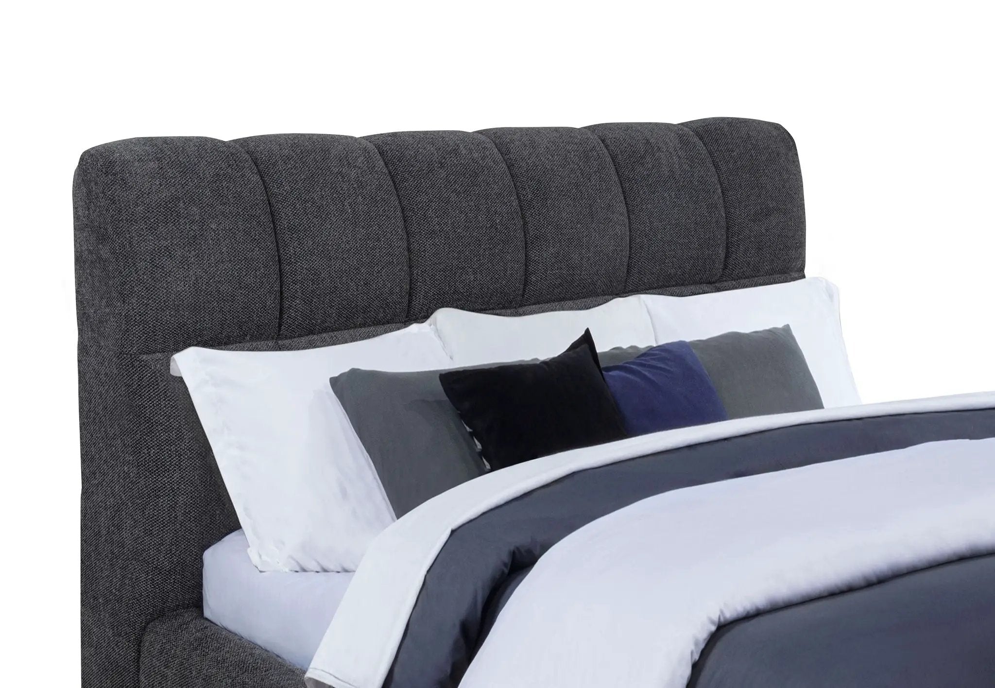 Nollet 48-inch Upholstered Queen Panel Platform Bed Grey by Unique Piece Furniture