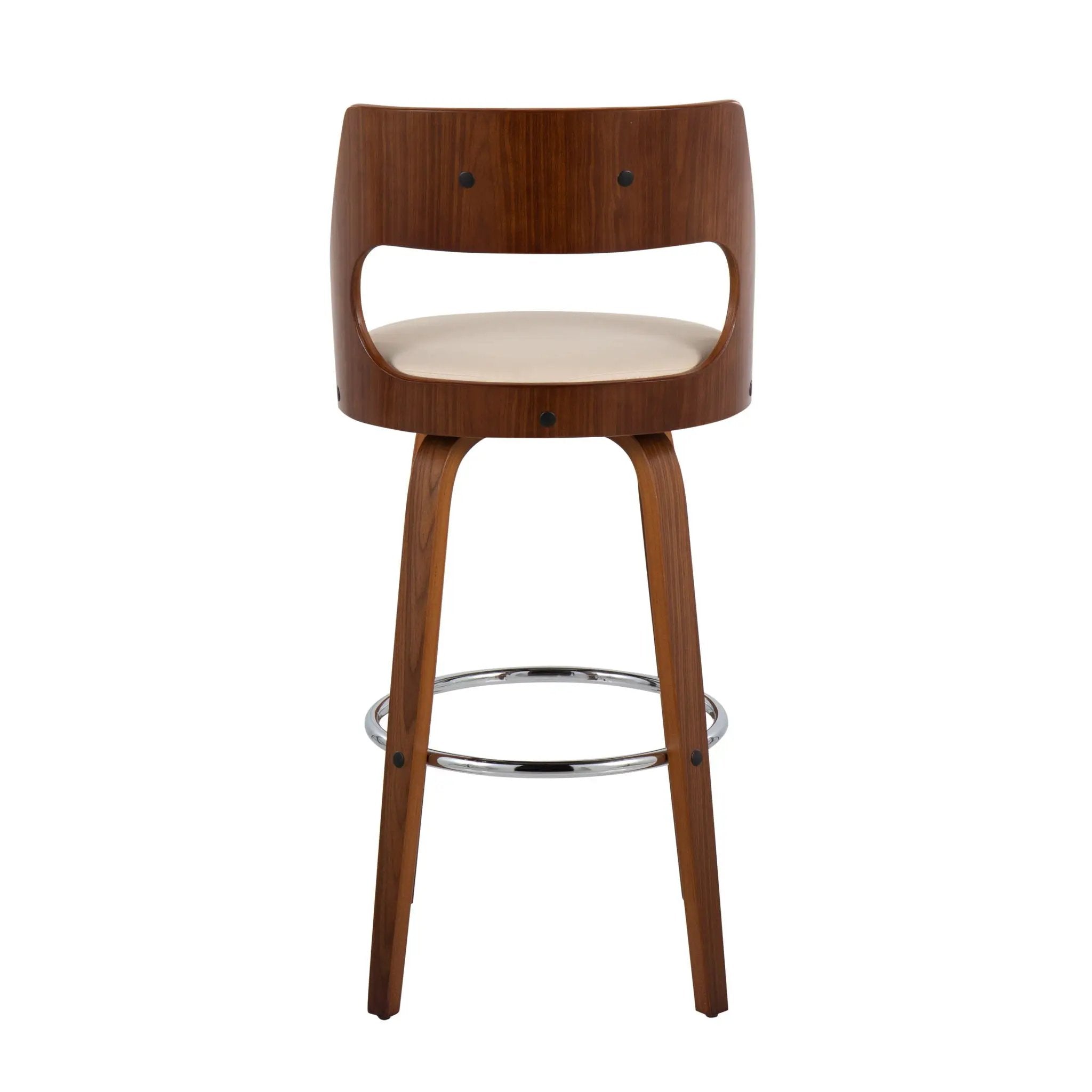Cecina - Mid-Century Modern Barstool With Swivel (Set of 2) by Unique Piece Furniture