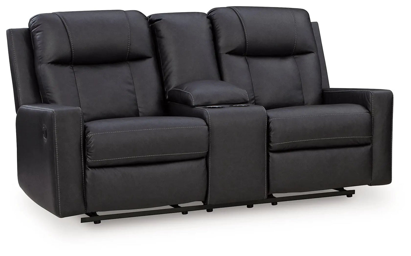 Mackmenville - Double Reclining Loveseat With Console by Unique Piece Furniture