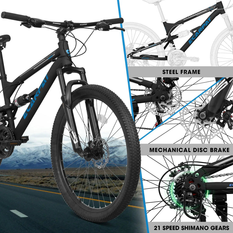 A26207 26 Inch Steel Frame Mountain Bike by HouseOfZazla