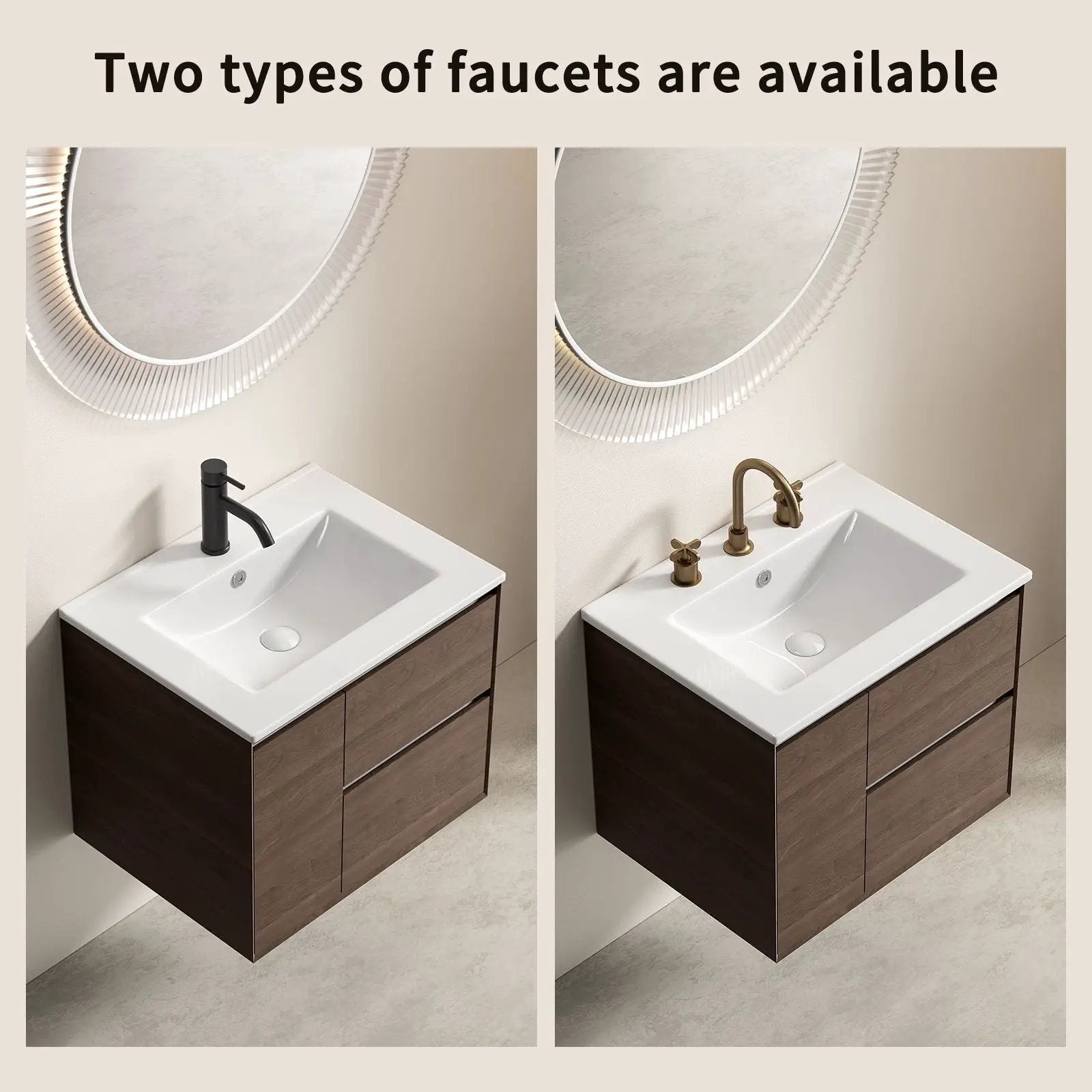 Vessel Sink With 3 Holes, Oval Design For Bathroom - Milk White by HouseOfZazla