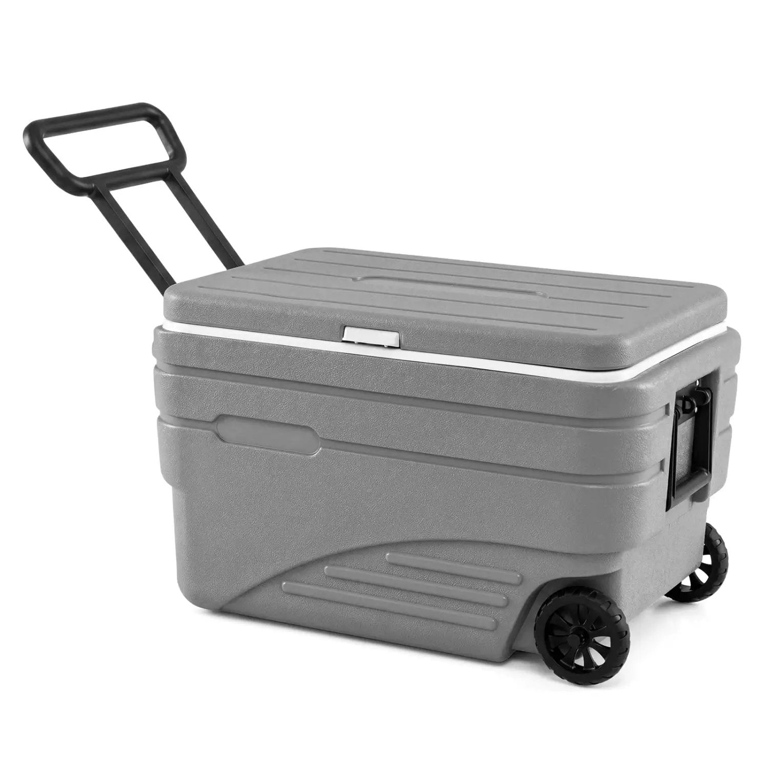 84 Quart Wheeled Cooler with Pull Handle by DirectDeals