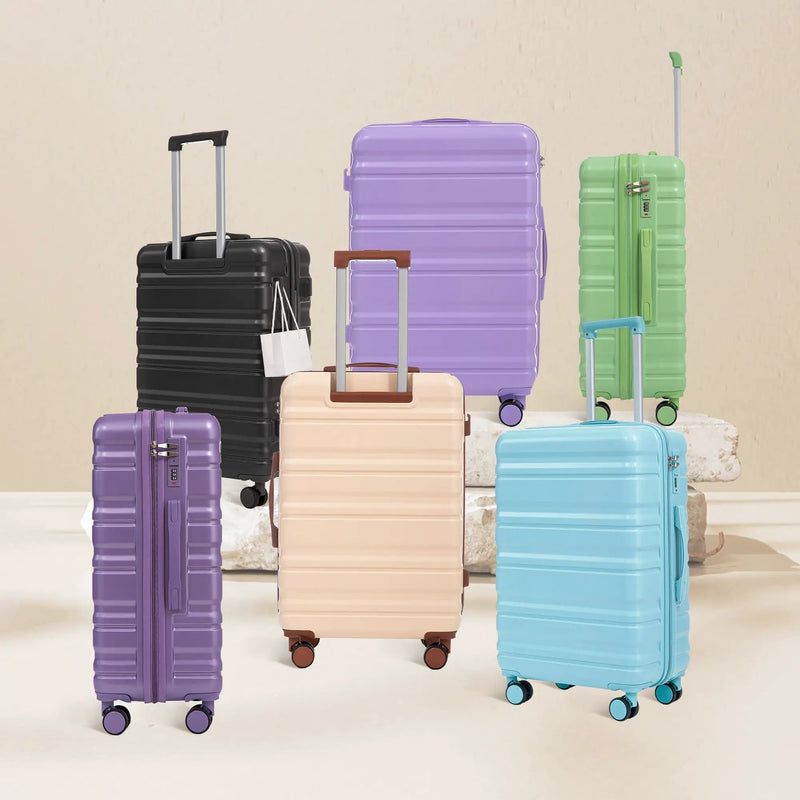 HIFINE TOURIST 20"/24"/28" 3-Piece Luggage Set in Dark Gray by HouseOfZazla