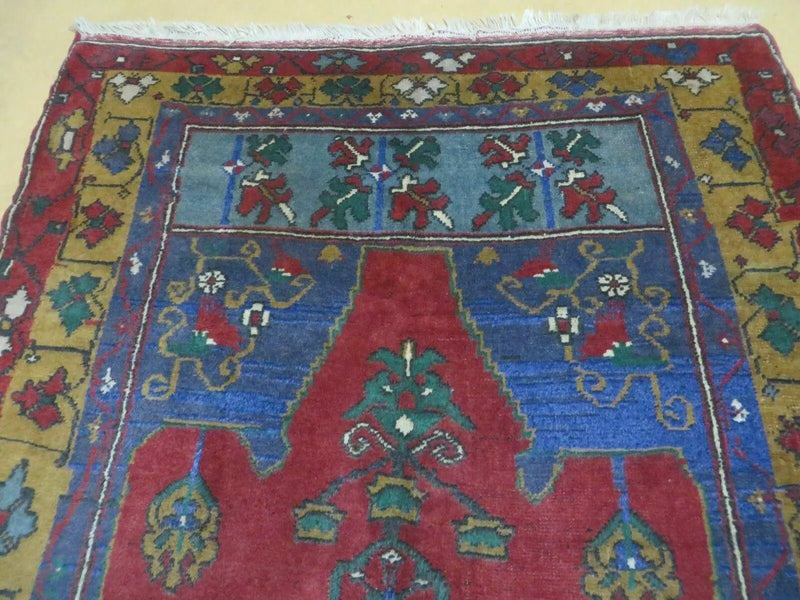 4' X 8' Vintage Handmade Turkish Kazak Pattern Wool Rug Carpet Nice # 105 by Jewel Rugs