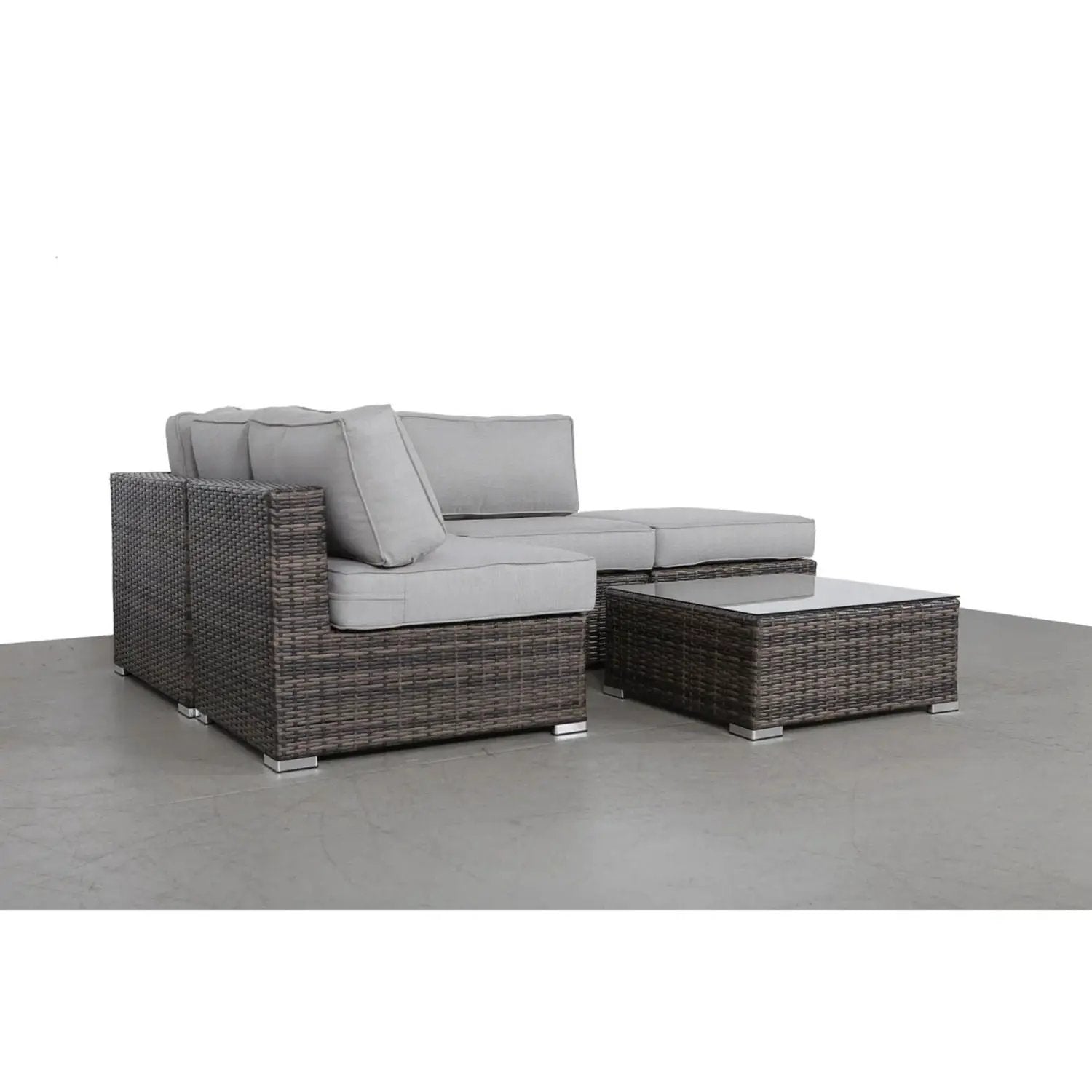 Seating Set With Cushions Handcrafted Wicker Design by Unique Piece Furniture