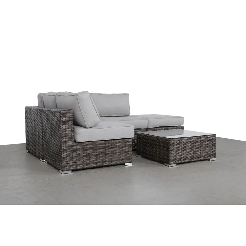 Seating Set With Cushions Handcrafted Wicker Design by Unique Piece Furniture
