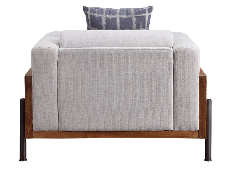 Pelton - Chair With 1 Toss Pillows - Walnut by Unique Piece Furniture