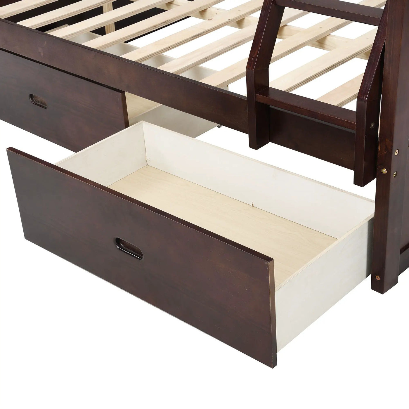 Bunk Bed With Ladder, And Safety Guard Rails by HouseOfZazla